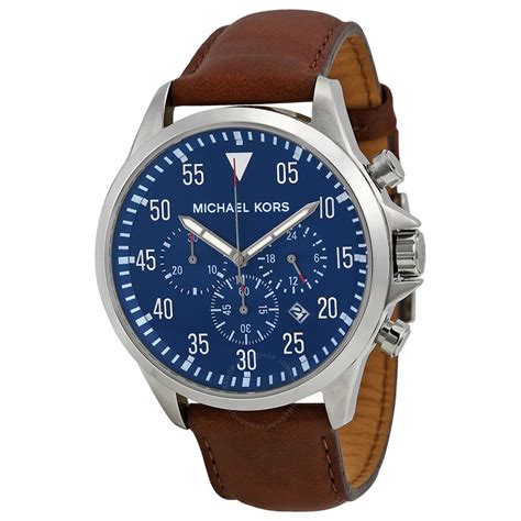 Michael Kors Men's Gage Chronograph Blue Dial Watch MK8362 